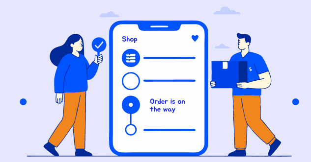 Order Tracking Illustration