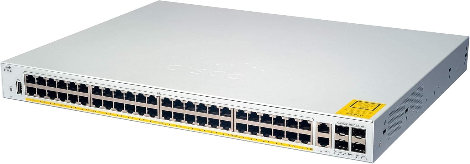 Cisco C1000-48T-4G-L Catalyst 1000 Series 48-Port Ethernet Switch with 4x 1G SFP