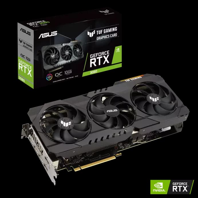 ASUS TUF TUF-RTX3080-10G-GAMING GeForce RTX 3080 Graphics Card