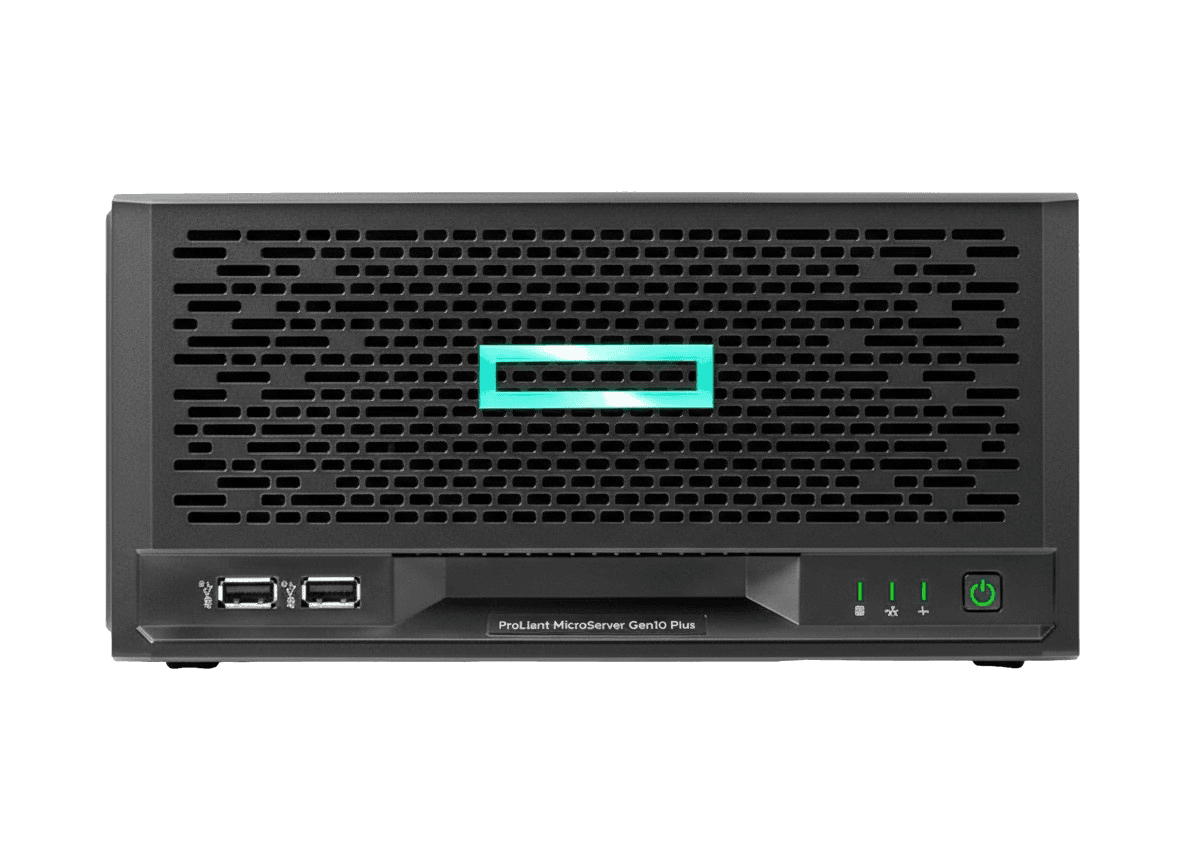 P54649-001 - HP Microserver Gen10 Plus V2 Ultra Micro Tower Server Intel Xeon E-2314 2.8GHz 16GB DDR4 SDRAM SATA 6Gb/s Controller