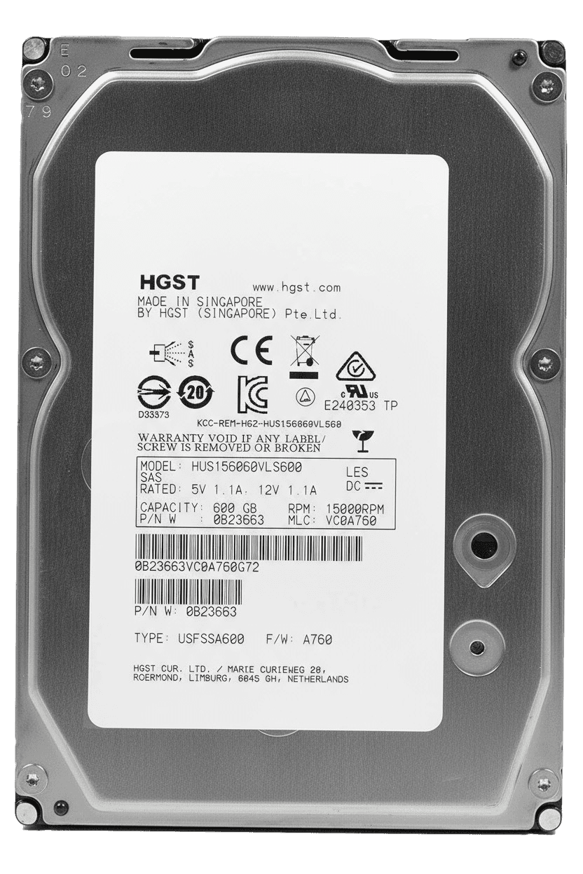 Hitachi HUS156060VLS600: 600GB 15K RPM SAS Hard Drive Specs