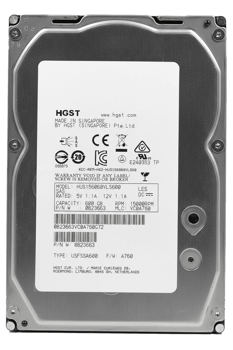 Hitachi HUS156060VLS600: 600GB 15K RPM SAS Hard Drive Specs