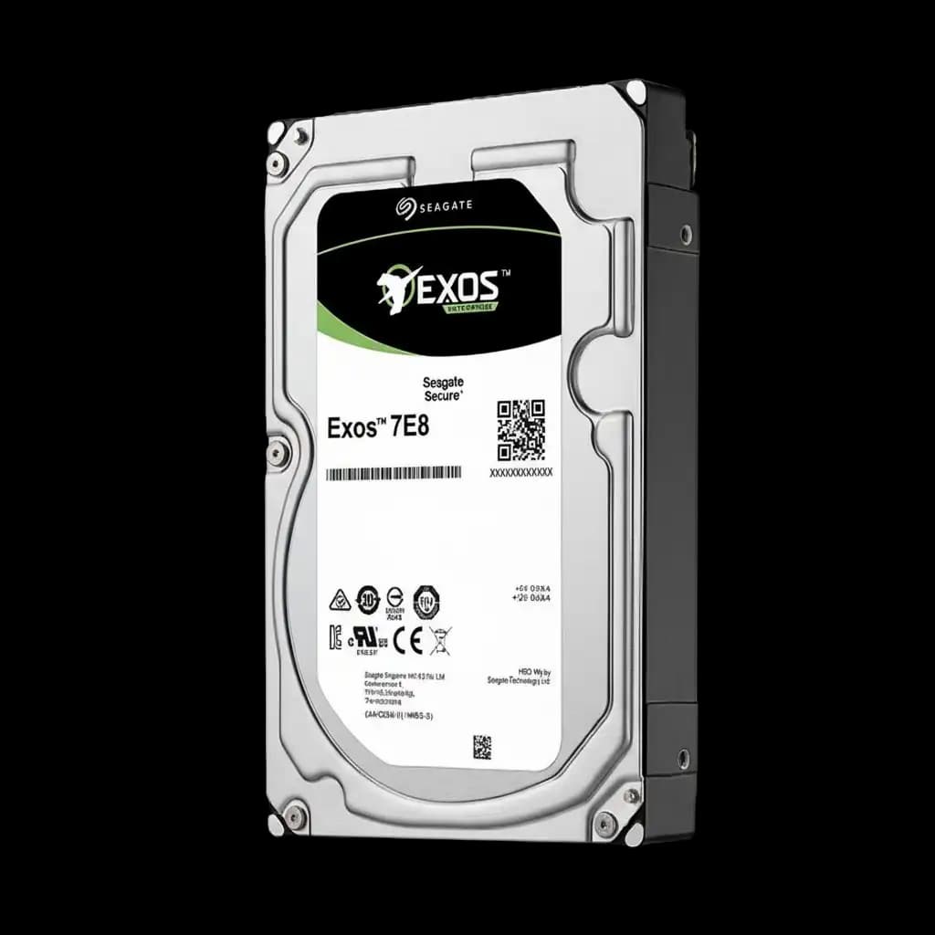 Seagate Exos 7E8 ST8000NM001A 8TB 3.5â€ LFF 12Gbps 7.2K RPM 512e Enterprise SAS Hard Drive