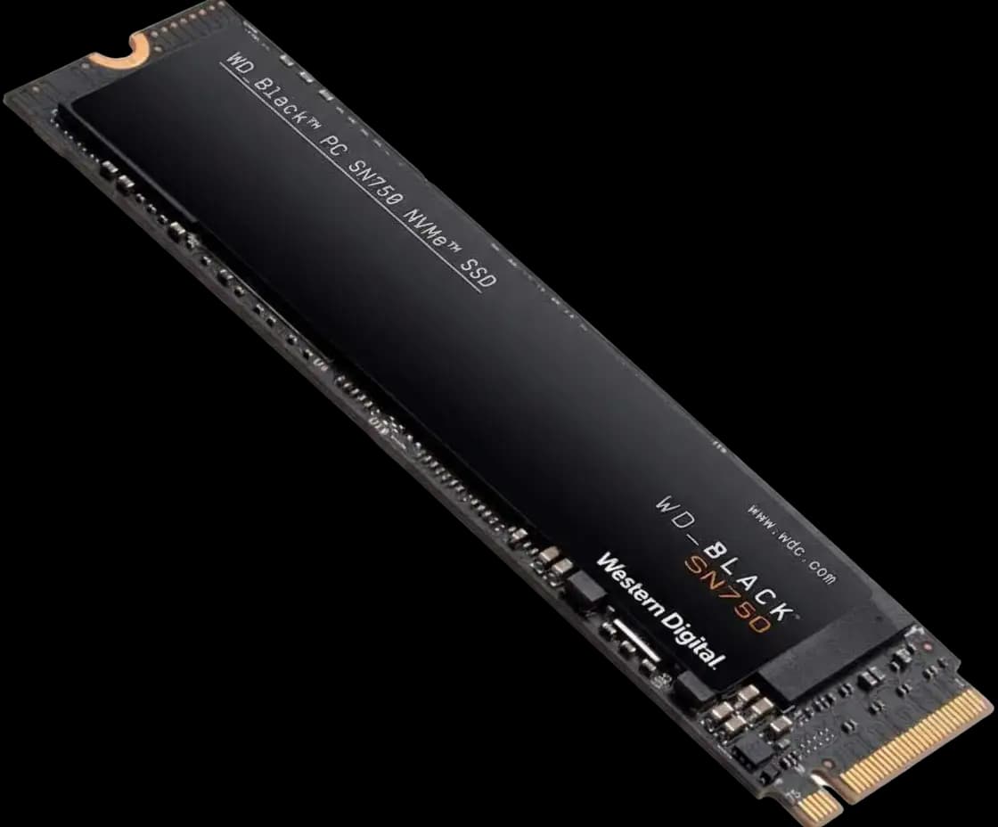 Western Digital Black SN750 WDS500G3X0C 500GB M.2 QLC PCIe Solid State Drive w/o Heatsink