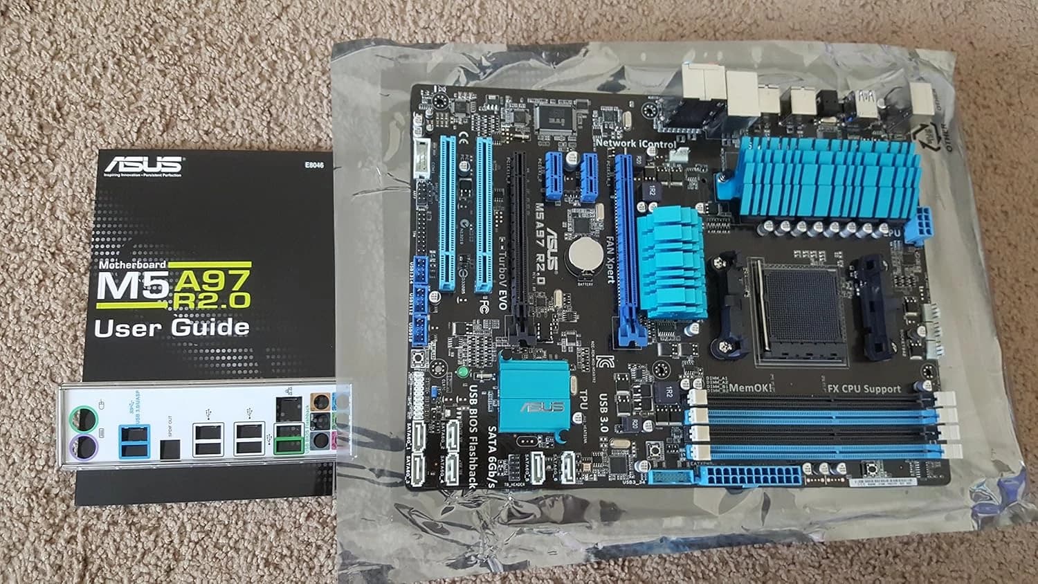 M5A97 R2.0 - Asus Socket AM3+ AMD 970 Chipset ATX System Board