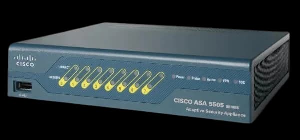 CISCO ASA5505-K8 - Cisco ASA 5505 Appliance with SW 10 Users 8 ports