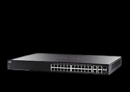 CISCO SF300-24PP-K9-NA-NOB 24 Port 10/100 PoE+ Managed Switch in New Open Box