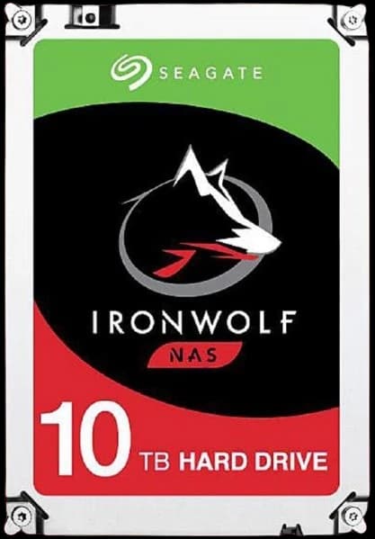 Seagate IronWolf NAS ST10000VN0004 10TB 3.5" 6Gbps 7.2K RPM (512e) SATA HDD