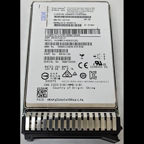 IBM ES0N - 775GB SAS SFF-3 SSD w/eMLC (AIX/Linux)