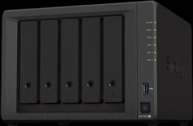 Synology DiskStation DS1515+ 5-bay SATA Quad Core AES-NI NAS Server