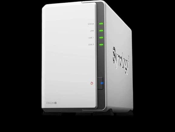 Synology 28TB DiskStation DS220j 2-Bay SATA NAS Server
