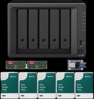 Synology Diskstation DS1522+ 5-bay SATA Dual Core 2.6GHz, 4x 1GbE NAS Server