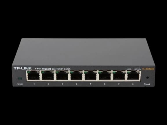 TP-Link TL-SG108 Unmanaged 8-Port 10/100/1000 Mbps Ethernet Desktop Switch