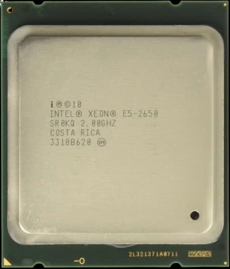 Intel E5-2650 V1 Xeon 8 Core 20MB SmartCache 2Ghz Processor - Socket FCLGA2011