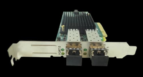 HP AJ763B 82E 8GB Dual-Port PCIE Card FC HBA HH Bracket x2 SFP