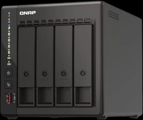 TS-451+-8G-US - QNAP TS-451+-8G-US Intel Celeron 2.0GHz/ 8GB RAM/ 2GbE/ 4SATA3/ USB3.0/ 4-Bay Tower NAS for SOHO & Home
