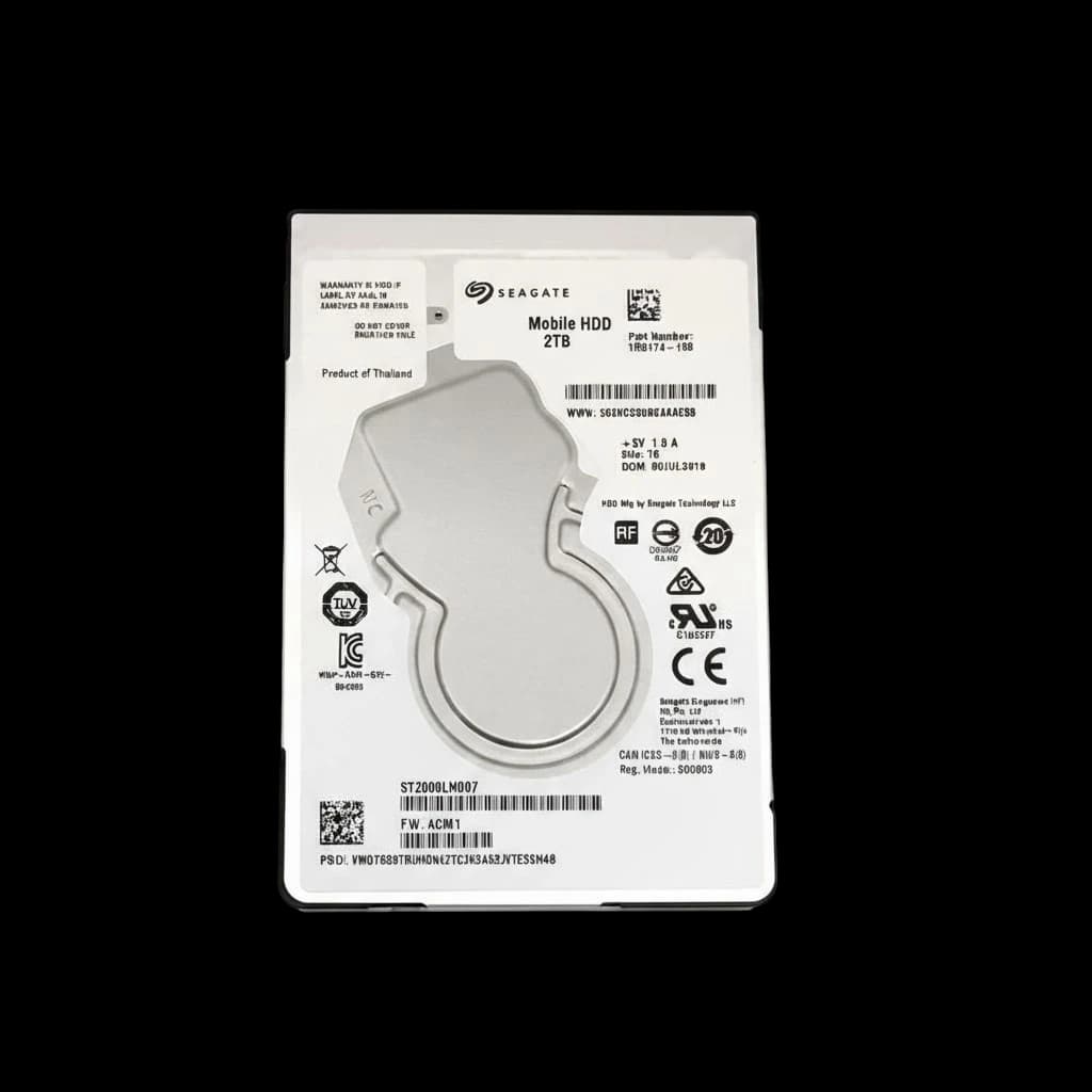 Seagate ST2000LM007-1R8174: 2TB 5400 RPM Laptop HDD Details