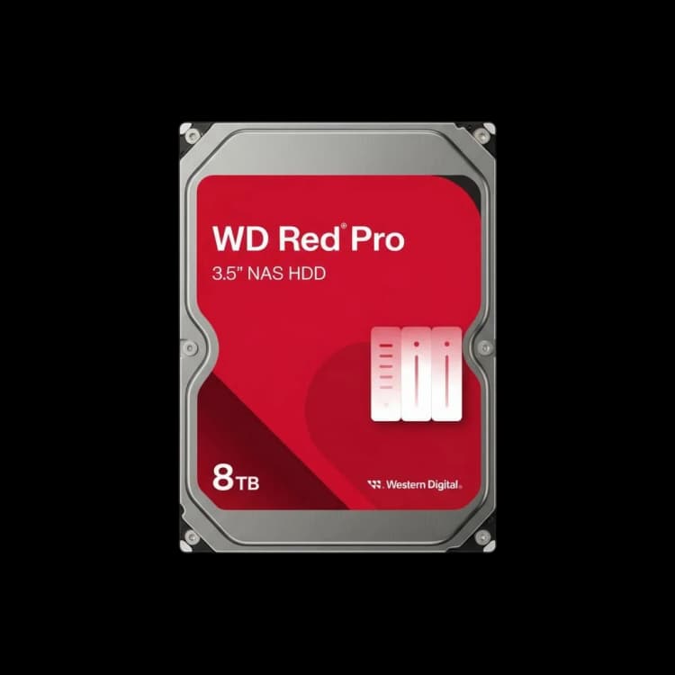Western Digital WD8003FFBX 8TB 3.5" 7.2K RPM 512e WD Red Pro NAS SATA Hard Drive