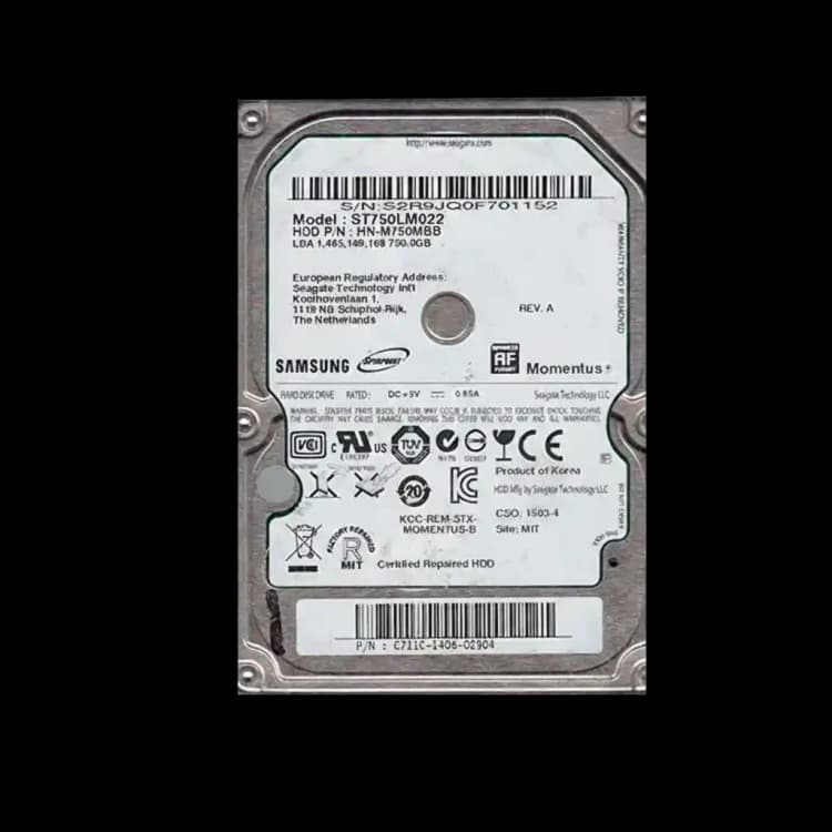 Samsung Spinpoint ST750LM022 750GB 2.5" SATA Laptop Hard Drive