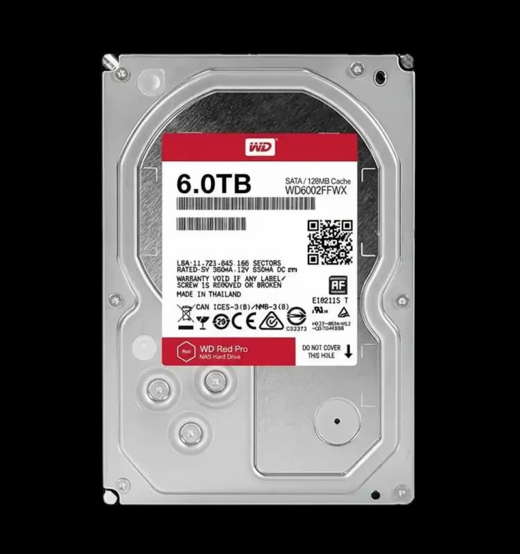 Western Digital WD 6002FFWX 6TB SATA Hard Drive