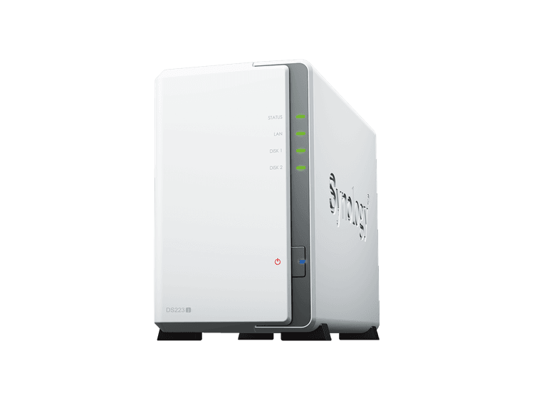 Synology 28TB DiskStation DS223j 2-Bay SATA Quad Core Encrypted NAS Server Synology 28TB DiskStation DS223j 2-Bay SATA Quad Core Encrypted NAS Server
